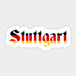 Most Beautiful Town of Stuttgart Sticker